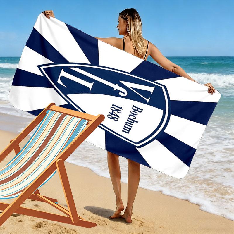 VfLBochum Beach Towel, Large Soft Quick Dry Towel for Beach Camping Swimming