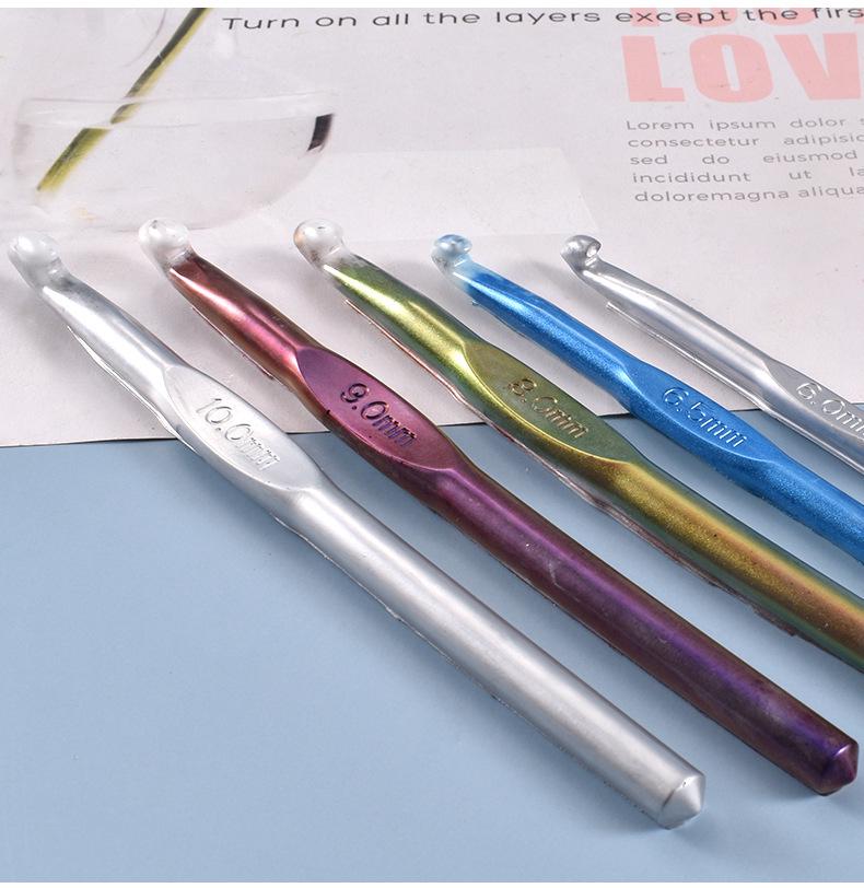 DIY Crystal Resin Mold - 10 Styles Crochet & Knitting Silicone Tool In Stock Europe