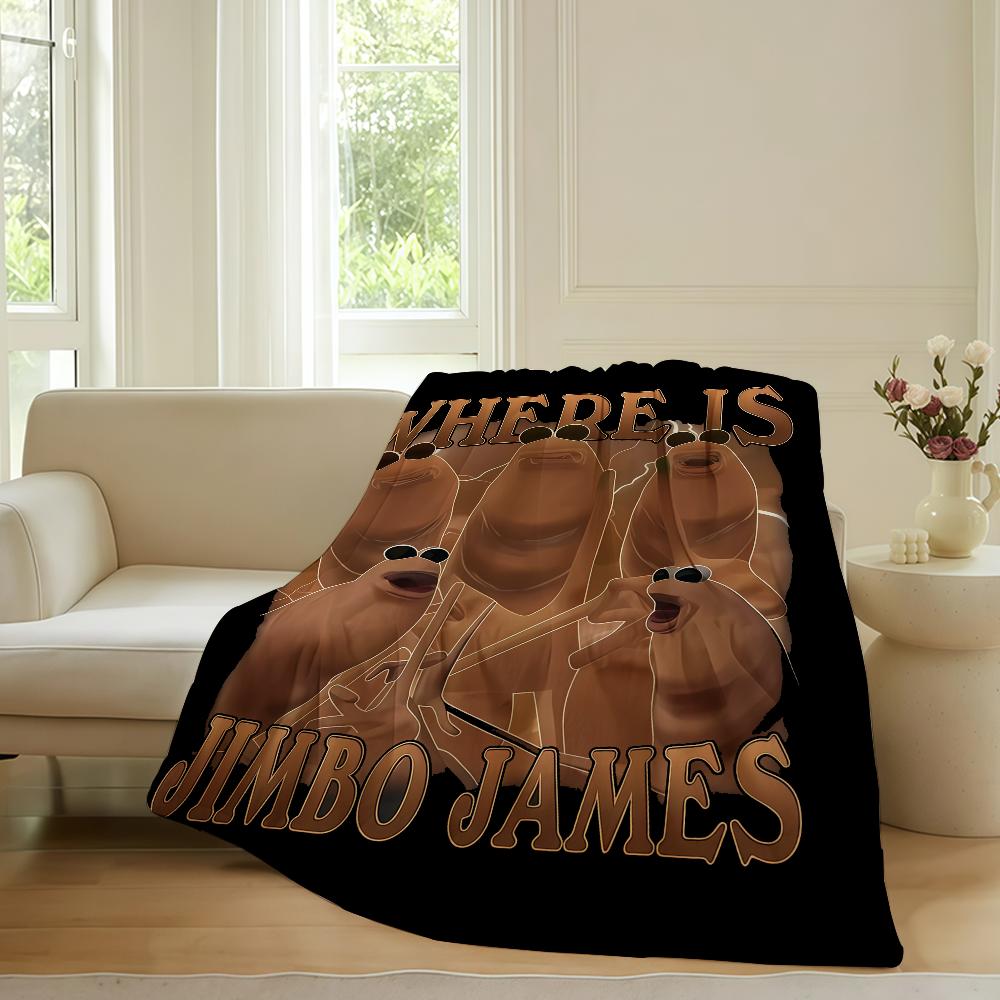 Divertido Marcus The Worm VRchat Rorert Blanket For Sofa Office Bed Plane Travel Sleep Read Relax Camping Soft And Warm