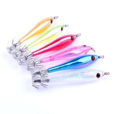 5 SZTUK 9,5 cm 6g Mocne 2 etapy Squid Jig Hook Przypony na kałamarnice Green Bule Orange Pink White