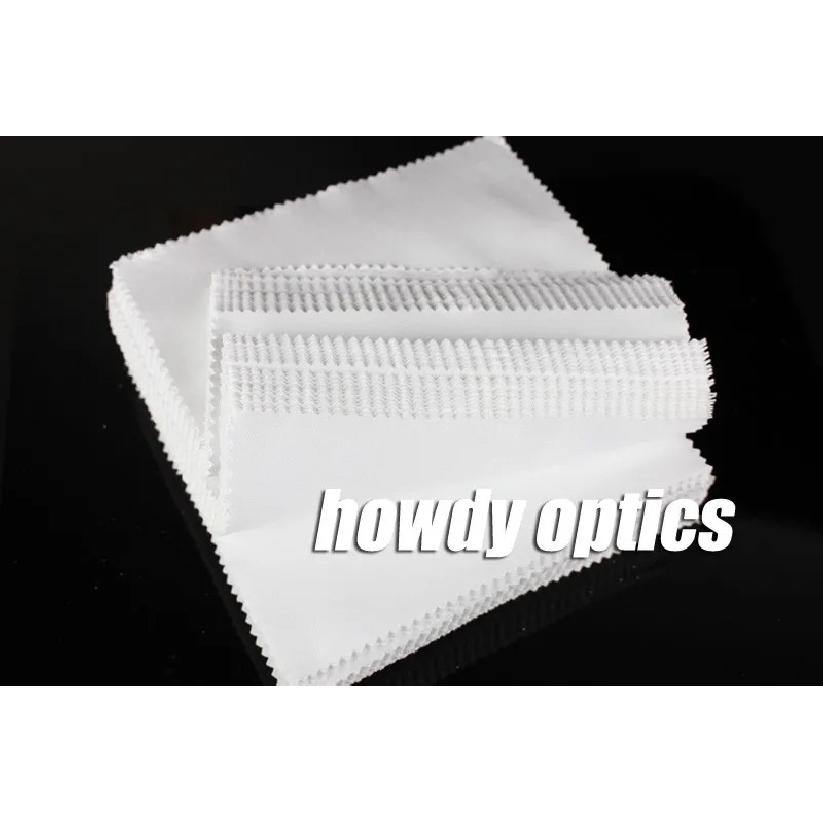 100pcs 220gsm 150x150mm Neddle1 White eyeglasses glasses microfiber cleaning cloth lens wiping cleaning cloth