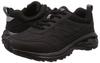 Spalding JIN 3320 Men's Lightweight Walking Shoes, Wide Width, Size 6E, Black, Size 26.0 cm, G
