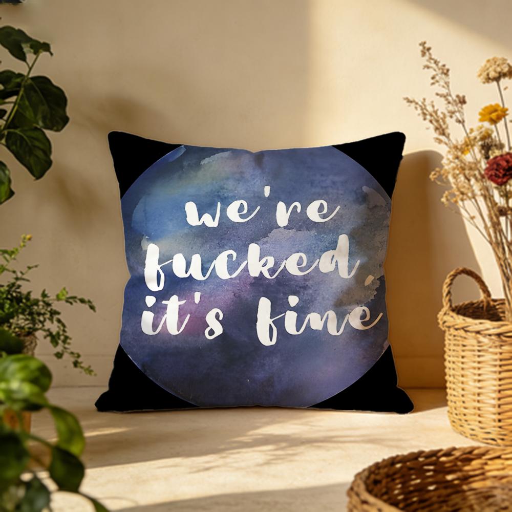 Hot JJeremy Zuckerning Cushion Cover Versatile DoubleSided Pillow Case Fit for Sofa Bed Car Daily Decor