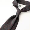 Gentleman British Style 8CM Mens Polka Dot Neck Tie Dark Green Brown Striped Silk Ties Luxury Soft Necktie Wedding Tuxedo Cravat