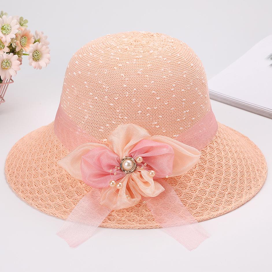 New Women's Fashion Summer Sun Hat Seaside Beach UV Protection Straw Hat Foldable Sun Protection Sun Hat