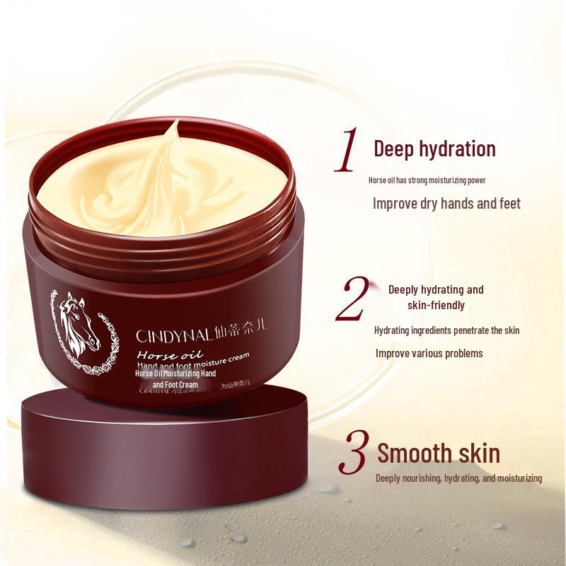 Balsam Cindy Nair Ulei de Cal Călcâie și Mâini - Cremă Hidratantă pentru Mâini și Picioare (Toamnă iarnă)