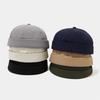 Frühling und Sommer Baumwolle Einfarbige Docker Cap Schirmlose Mütze Beanie Mützen Vermieter Matrosenmütze Damen und Herren 39