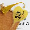 5Pcs DIY Bodhi Leaf Vein Bookmark Handmade Bookmark Pendant Vintage Southeast Asian Bookmark  Home