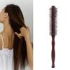 Mini Round Hair Brush Hair Combs for Short Curly Hair Nylon Bristles Hair Brush