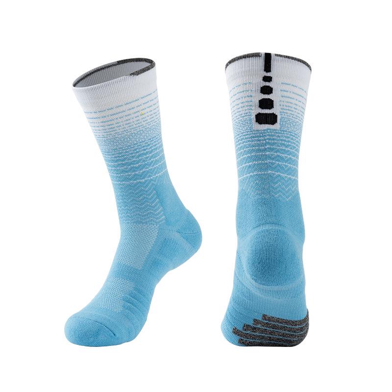 Men's Elite High-Top Basketball Socks - Thickened, Towel Bottom for Team Training
