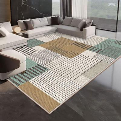 2024 Samt Wasserdichter Fleckenabweisender Teppich: Perfekt für Wohnzimmer, Schlafzimmer, Nachttisch und unter Kaffeetischen