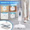 INSE Powerful Steam Mop 6 In 1 Scrubbing Steam Vac Mop High Temperature Detachable Steam Cleaner for HardFloor Carpet Kitchen F2