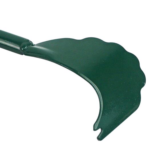 Pulitore Lama Tosaerba con Lama Curva Impugnatura Resistente all'Olio Raschietto in Gomma per Erba Ostinata Linfa Ruggine Manutenzione Giardino