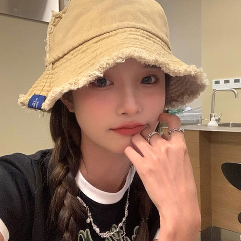 LOOKING4U On the Moment Reversible Pray Bucket Hat C1 Beige