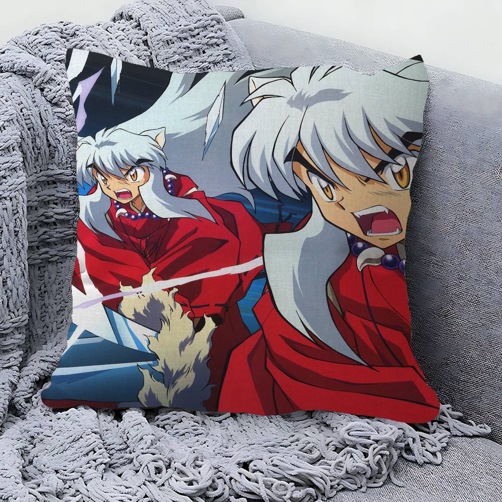 IInuyasha Anime Cushion Cover Polyester Sofa Cushions Decorative Throw Pillows Home Decoration Pillowcover