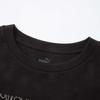 Puma Graphics Reflective Simple Logo Letter Crew Neck Short Sleeve T-Shirt Men Tops Black 686396-01