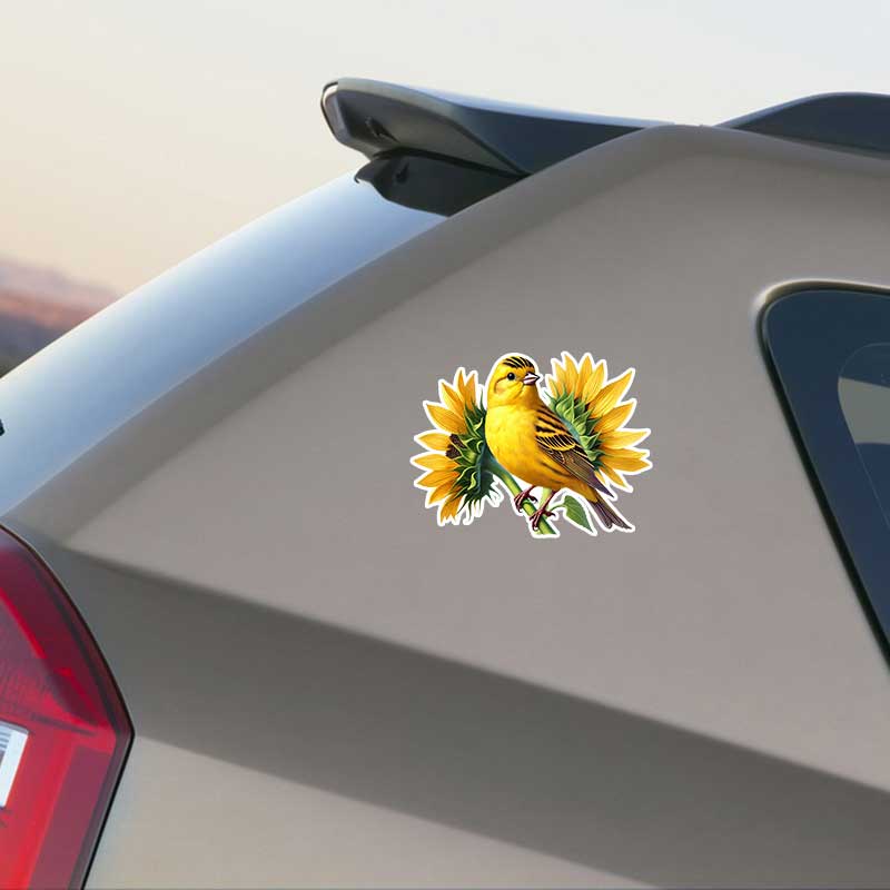 Canary Car Sticker Vinyl Decal Waterproof Rear Window Motorcycle Camper Bumper Truck Laptop Decoration Y05