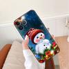 Weihnachten Schneemann Weiche Telefon Fall Für iPhone 11 13 Pro Max 12 Mini 7 8 Plus SE 2020 X XS 6 6S 5 5S Funda Silikon Zurück Abdeckung Sac