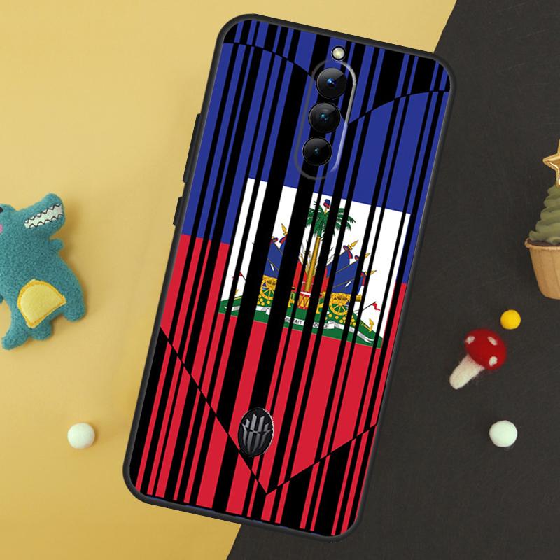 Vintage Haiti Haitian Flag Case For ZTE Nubia Red Magic 8 8S 9 Pro Plus RedMagic 6 7 Pro 6S 7S Pro 5S 6R 5G Back Cover