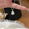 Fu Lu Hulu Sparkle Necklace - Women's Light Luxury Ancient Design Clavicle Chain