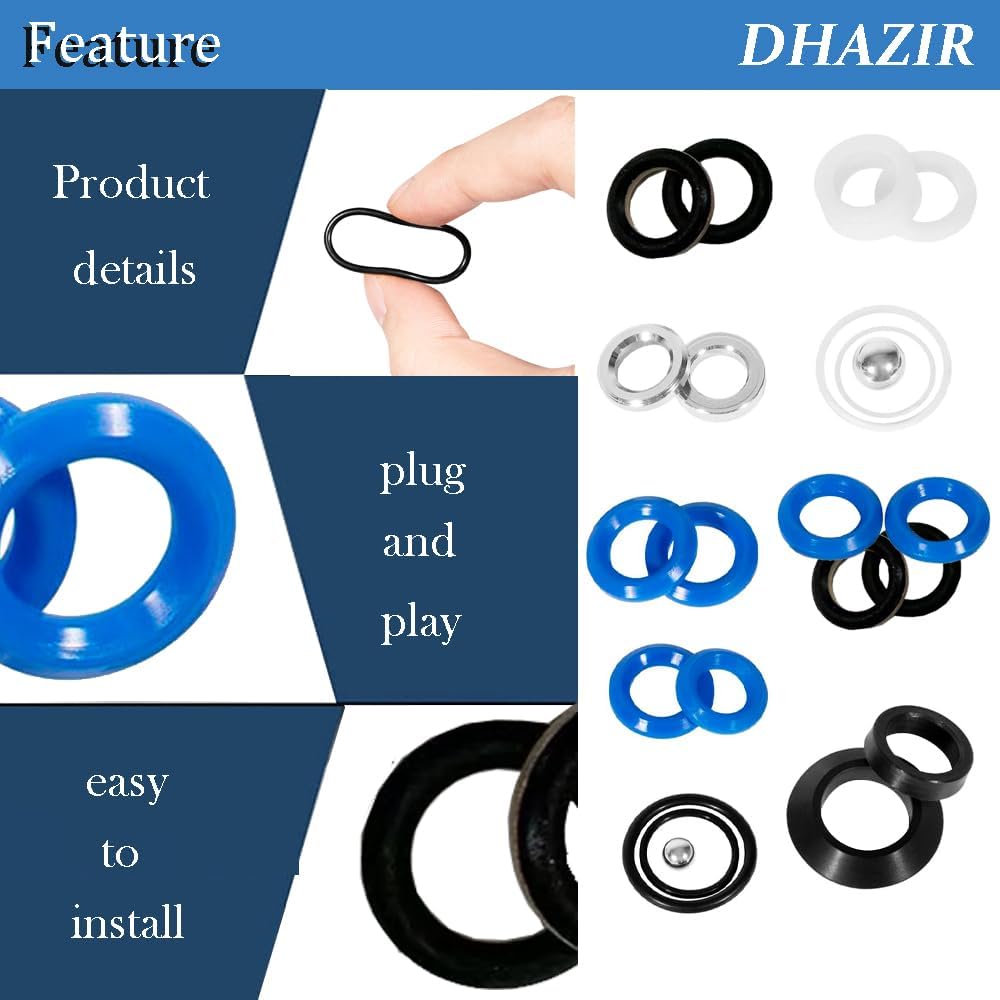 2PCS 244194 Pump Repair Packing Valves Kit, for Graco 210 230 295 390 395 490 495 595 Airless Paint Spray Aftermarket