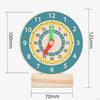 Telling Time Teaching Toy Preschool Learning Early Educational Toy, for Children Holiday Gifts