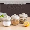 Moisture-Proof Glass Spice Jar Set: Salt, Seasoning & Kitchen Storage