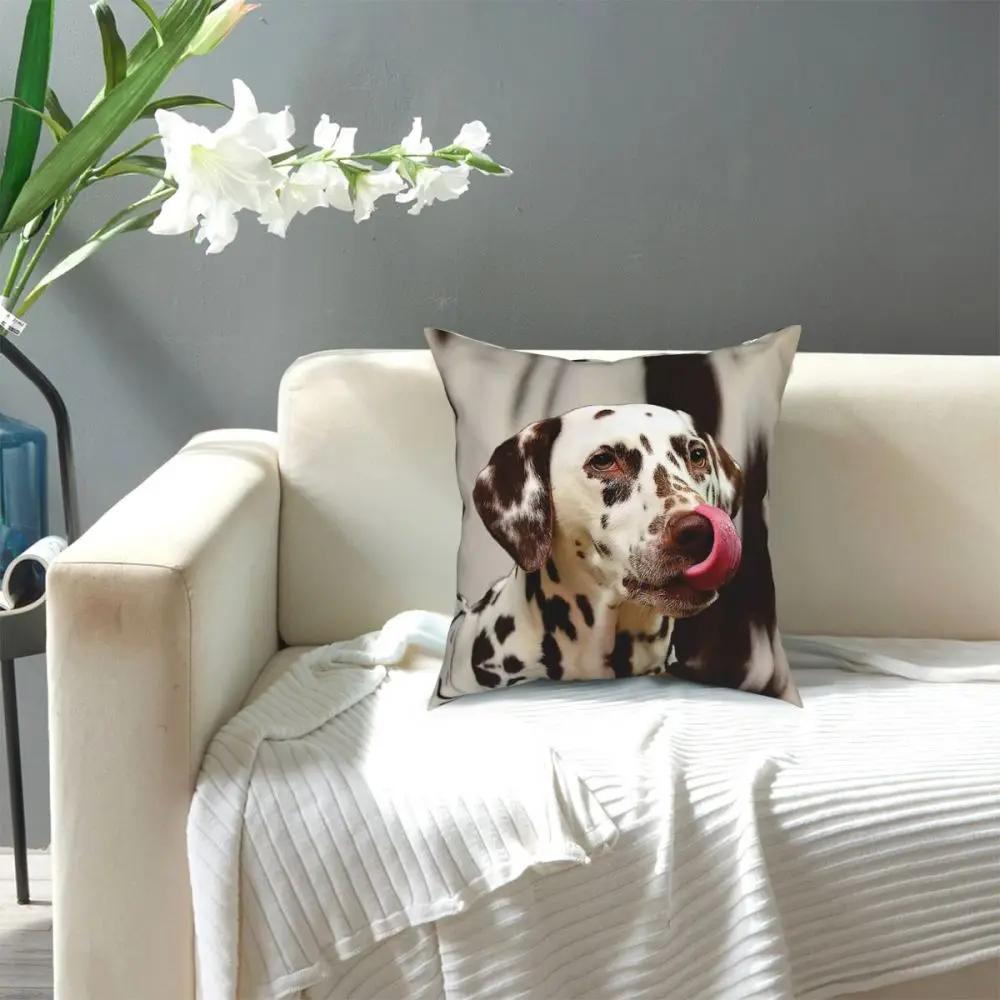 Dalmatians Pet Dog Square Pillow Case Polyester Decorative Pillow Animal Lover Fashion Cushion Covers