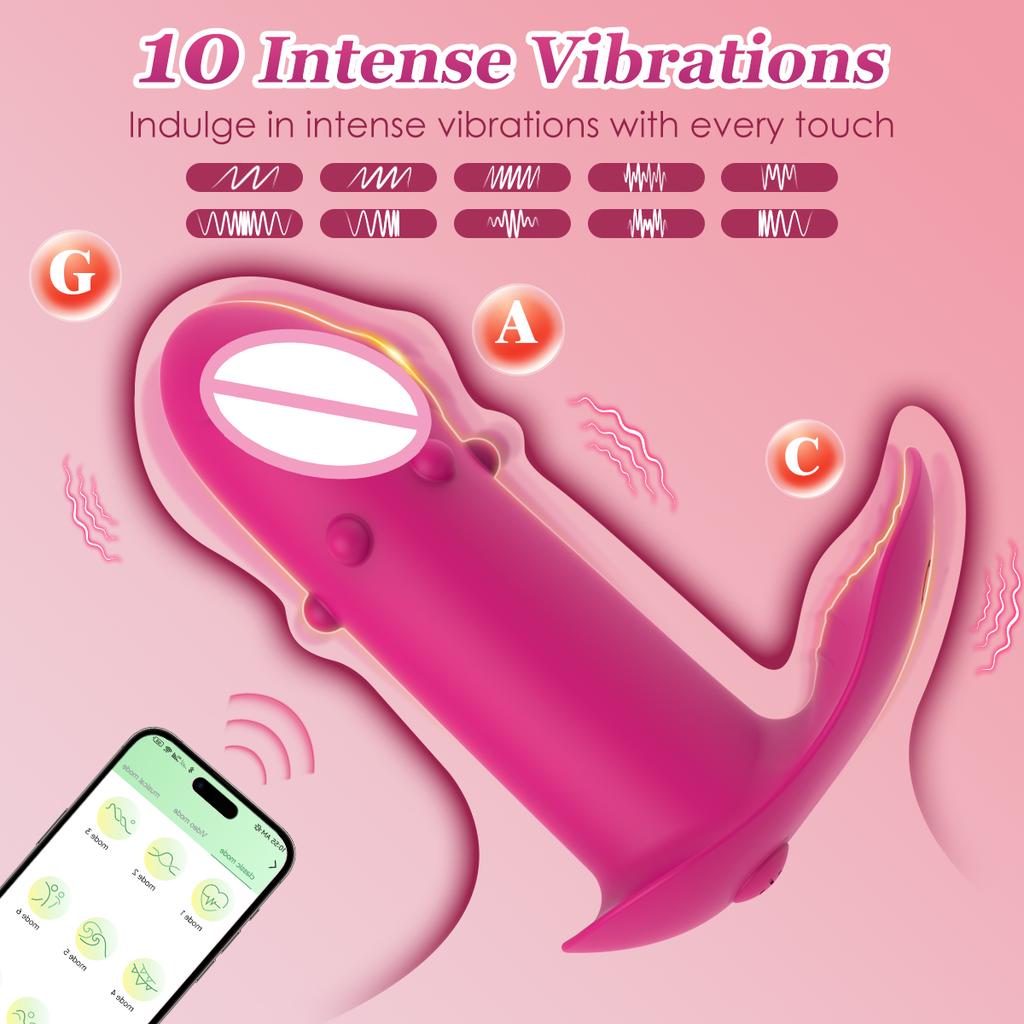 Wireless Bluetooth Controlled Dildo Vibrator Mini Bullet Clitoral G Spot Stimulator APP Remote Panty Wearable Sex Toys for Women