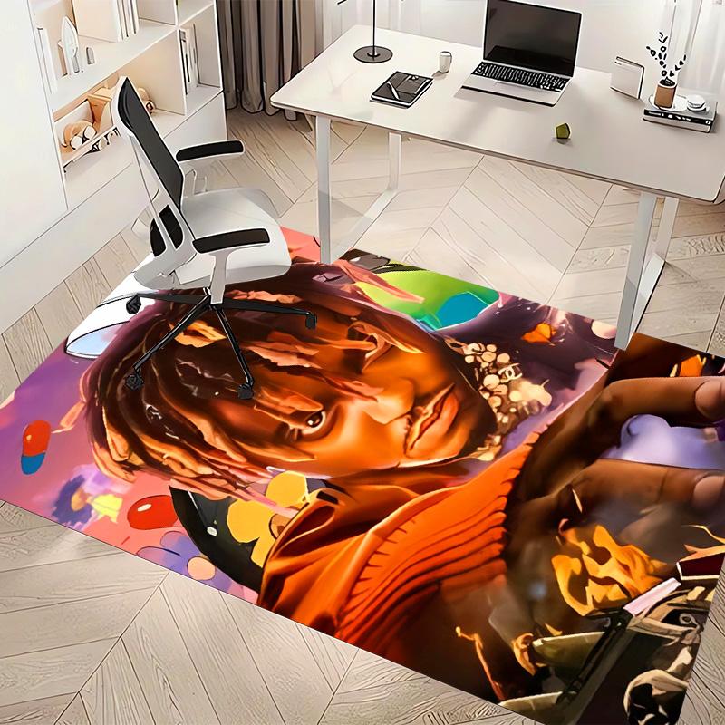 Juice WRLD1 Printed Absorbent Washable Carpet, Non-Slip Bathroom Mats, Kitchen Rugs, Yoga Mat,Living Room Entrance, Camping Picnic Rugs