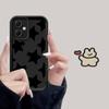 Black White Stars Lichee Pattern Phone Cover Case for Xiaomi Poco F8 C61 X3 Pro C51 X3 NFC C50