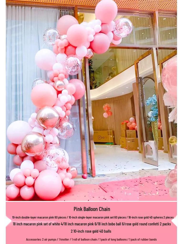 Graduation & Event Balloon Arch Decoration for Yoga Studio or Storefront Background