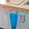 Creative Hanging Plastic Garbage Bag Rack Kitchen Cabinet Hanging Cloth Rack Storage Hook Household Storage Bracket Wholesale