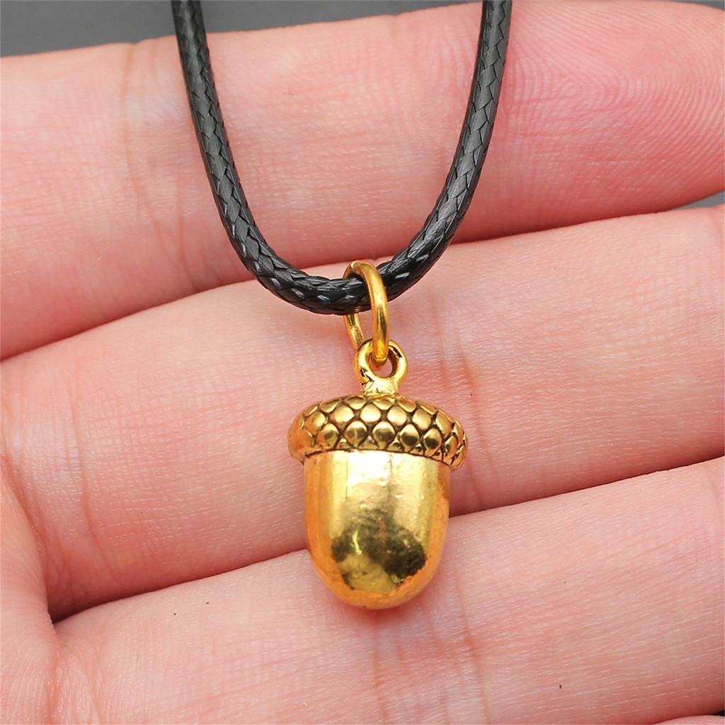 Leaf Flower Necklace Leather Chain 45cm Women's Jewelry Valentine's Day Creative Decorations