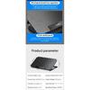 Q100 17inch Gaming Laptop Cooler Fan Led Screen Two USB Port 2600RPM Laptop Cooling Pad Notebook Stand For Laptop Fan Cooler