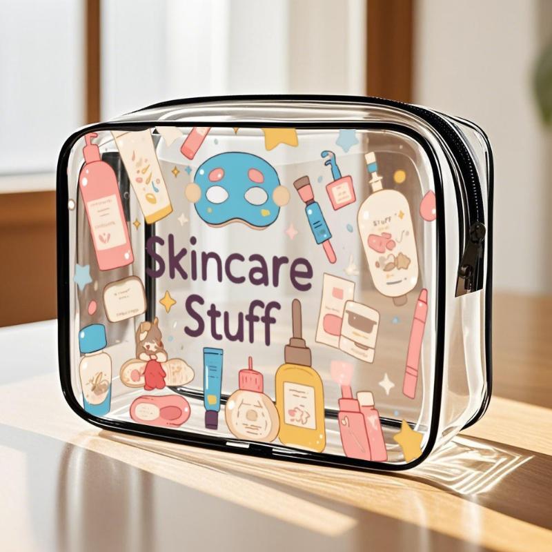 Clear PVC Cosmetic Storage Pouch