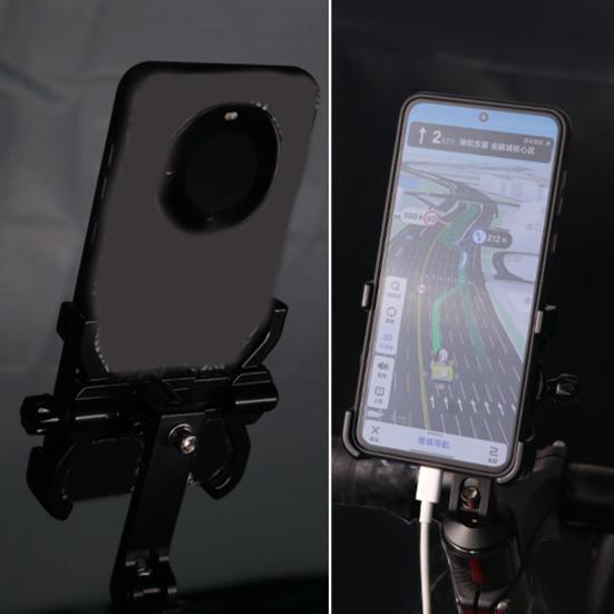 Bicycle Phone Holder Stem Top Cover Mount 360 Degrees Rotating