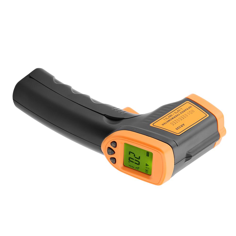 SMART SENSOR AR320 No Contact LCD Display Laser Digital Infrared Thermometer  32 Celsius  380 Celsius