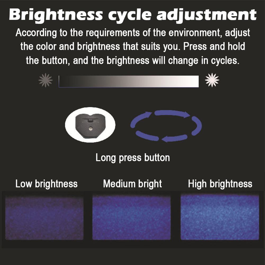 Tpye-c New Photosensitive Automatic Direction Night Brightness High Adjustable Rgb Multifunctional Light Small R1w1