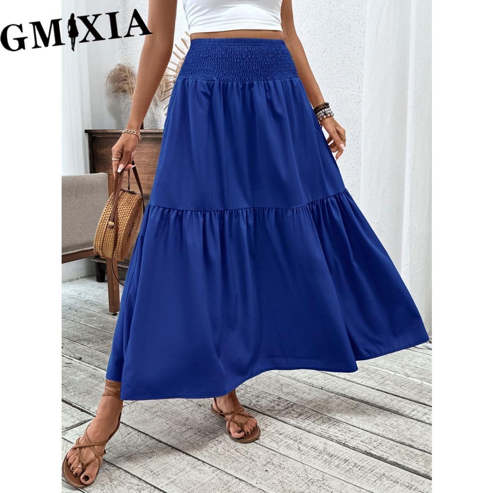 GMXIA Women's Fashion Leisure Casual Summer Spring Skirt