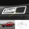 For Kia Sportage 17-2022 Matte Silver Inner Door Handle Lock Frame Trim 4PCS