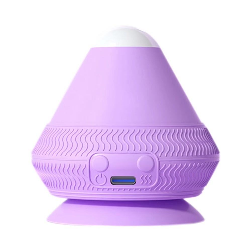 

Перезаряжаемый через USB Вибрирующий Массажный Мяч Силиконовый Массажер для Расслабления Мышц Новый Фасциальный Мяч фиолетовый