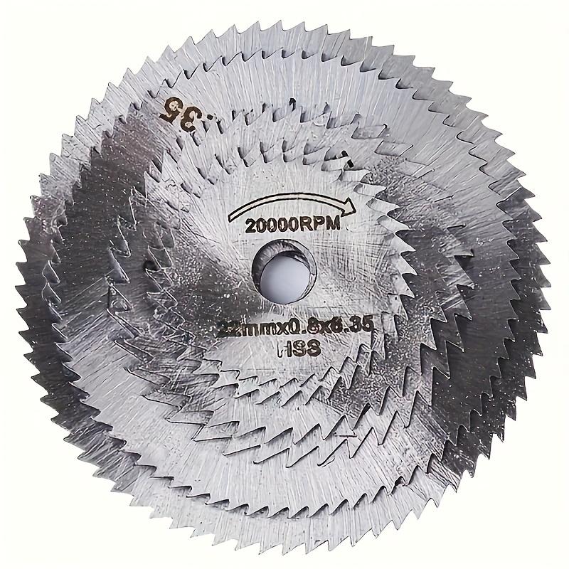 7pcs/set High-speed Steel Cutting Blade Wood Plastic Copper Aluminum Soft Metal Small Saw Blade 3.2mm Rod Electric Mill Accessories