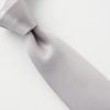 [Ogier] Men's 100% Silk Jacquard Tie, Solid Color, Gift, Present, Business, Stylish