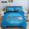Game Handle Bedding Set Luxury Duvet Cover with Pillowcase Quilt Cover Queen King Bedding Cartoons Kids Boys Bed Cover Set Green