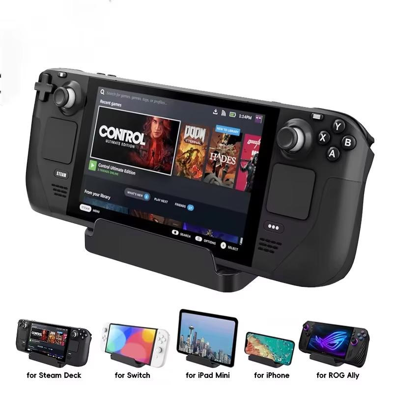 Universal Game Console Stand for NS / OLED / Lite and Steam Deck Adjustable Portable Display Holder Bracket