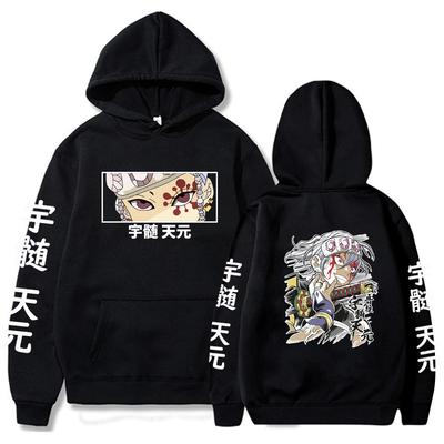 Hot Anime Demon Slayer Uzui Tengen Hoodies Pullovers Tops Harajuku Manga Kimetsu No Yaiba Man Women Sweatshirts