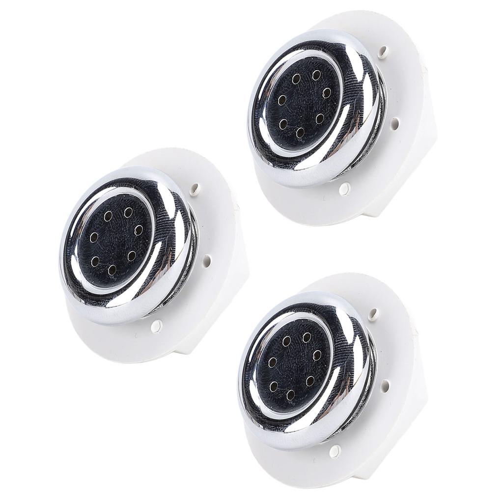 3Pcs 7 Hole Bathtub Nozzles,   Bubble Nozzle, Bubble   Nozzle Accessory for SPA, Hot Spring, Swimming Pool, Bathtub