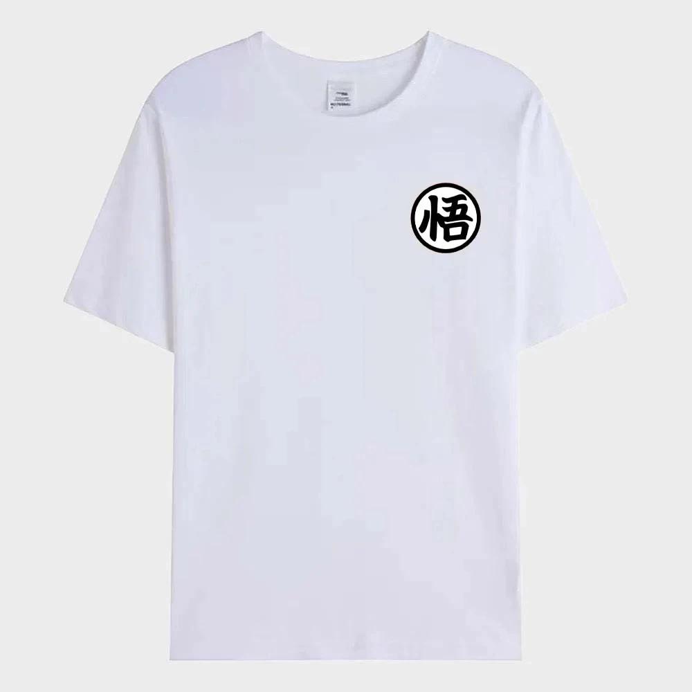Summer Anime Cosplay Cotton T-Shirt Goku Print Short Sleeves T-Shirt Casual Tee Streetwear Sweatshirt Wo42847