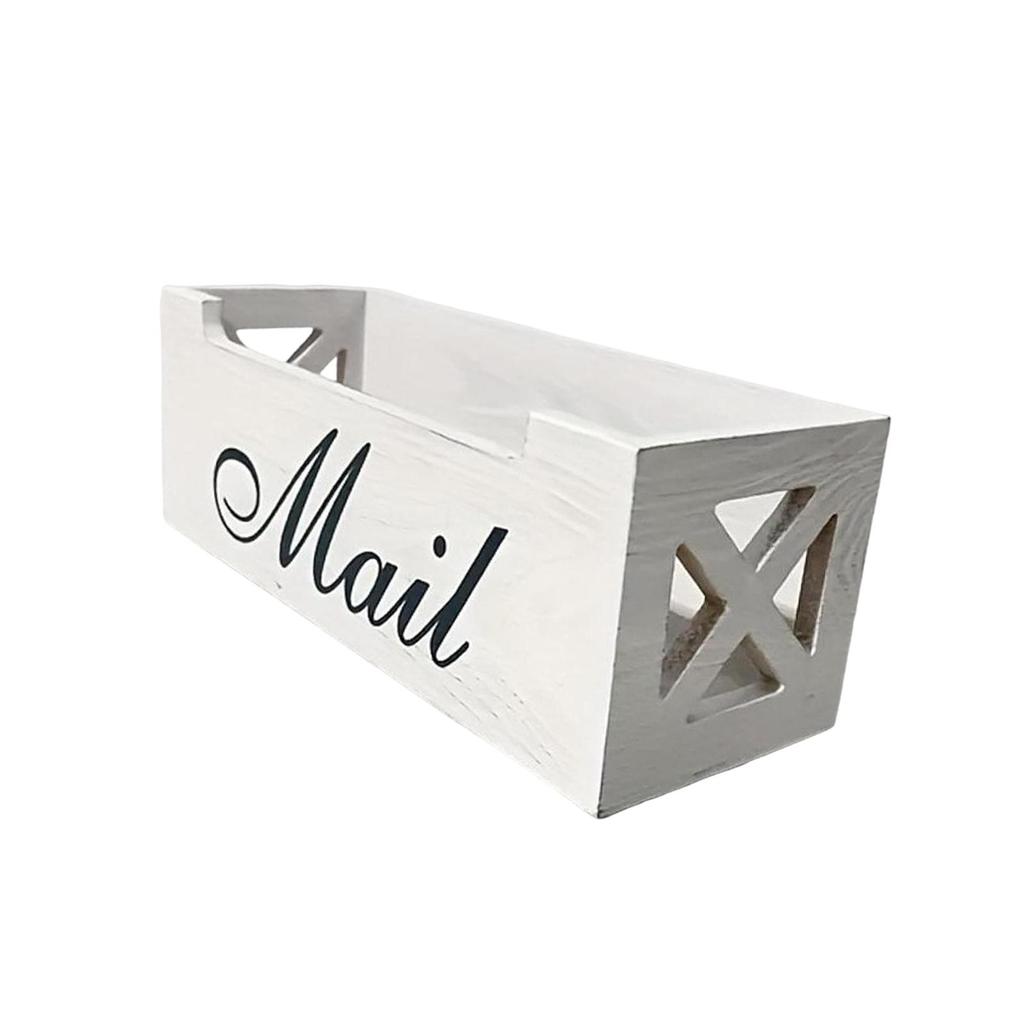 Compact, Wall-mounted Desk Mailbox Made of [material Name], Space-saving, Rustic Style, Lightweight,
